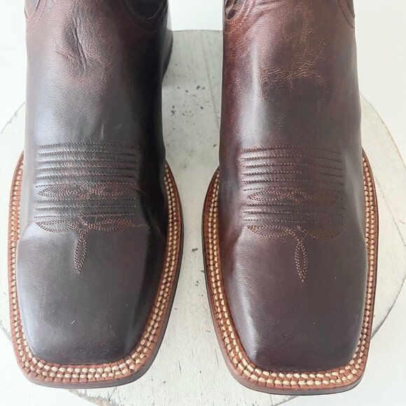 NEW Rod Patrick Mens Cowboy Boots 14.5B Perro Loco Brown Leather Soles Western - Picture 7 of 13